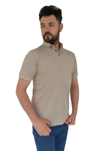 Erkek Büyük Beden Polo Yaka Tişört Kagi 2355 BGL-ST02819 - Resim 5