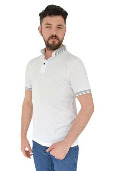 Erkek Büyük Beden Polo Yaka Tişört Kagi 2355 BGL-ST02819 - Resim 6