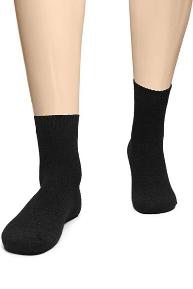4lü Kadın Erkek Diabetik Soket Çorap Dikişsiz Kaliteli Özel Seri - 6