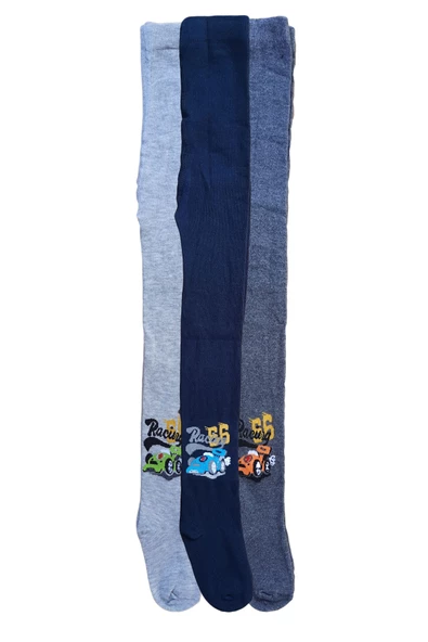 3 lü Erkek Bebek Çocuk Havlu Külotlu Çorap Kışlık Havlu Çorap 43140 - 3