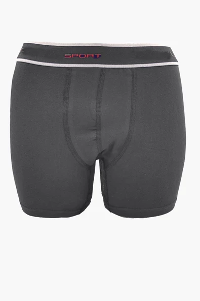 5li Erkek Pamuklu Spor Boxer Likralı Esnek Ek Ağ Parçalı Rahat - 9