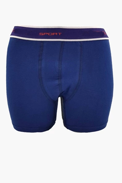 5li Erkek Pamuklu Spor Boxer Likralı Esnek Ek Ağ Parçalı Rahat - 12