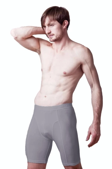 2li Erkek Extra Uzun Boxer Pamuklu Likralı Don - 3