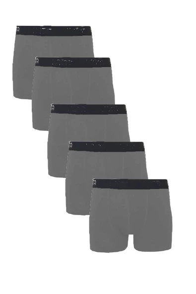 5li Erkek Modal Likralı Boxer Esnek Rahat Renkli Paçalı - 2