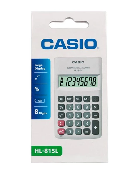 Casio HL-815L-WE Masaüstü Hesap Makinesi