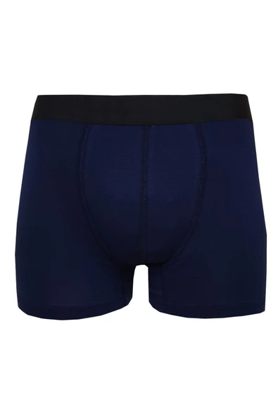 Erkek Likralı Modal Boxer Düz Pamuklu Premium Kaliteli Külot - 2