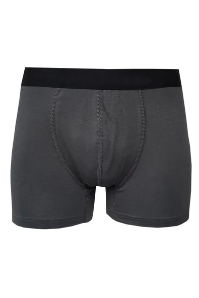 Erkek Likralı Modal Boxer Düz Pamuklu Premium Kaliteli Külot - 6