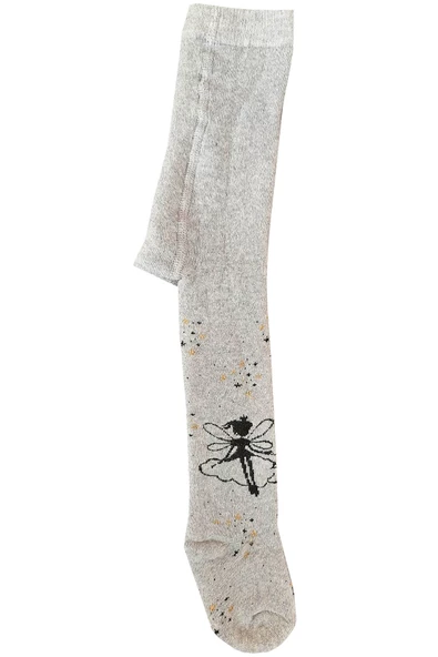 Kız Bebek/Çocuk Renkli Desenli Kışlık Külotlu Çorap Havlu Pamuklu - 2