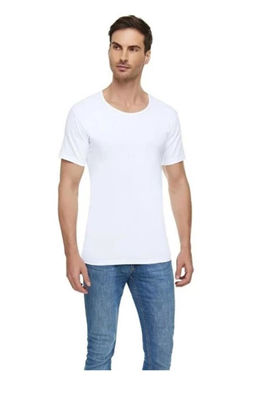 Tutku İç Giyim Elit Penye Bisiklet Yaka Erkek Fanila Atlet - 2