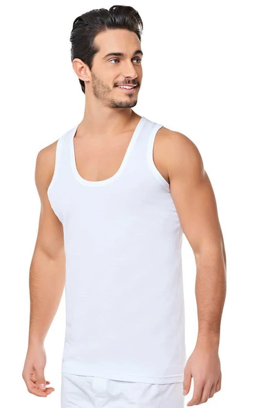 Tekkaplan İç Giyim Erkek Askılı Süprem Penye Atlet - 2