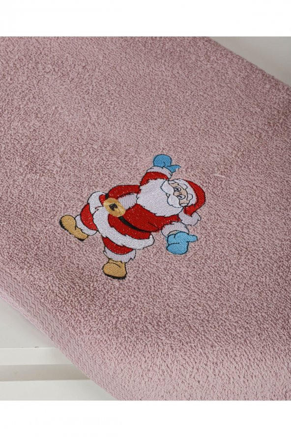 Mira Home Banyo Havlusu Takımı Noel Baba Nakışlı - 3
