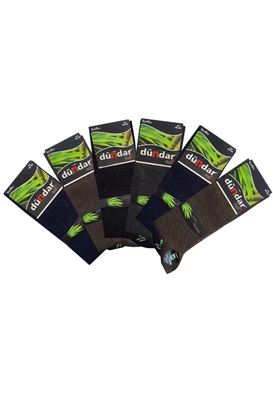 Dündar 6lı Erkek Bambu Soket Çorap Asorti Yumuşak Uzun Çorap - 3