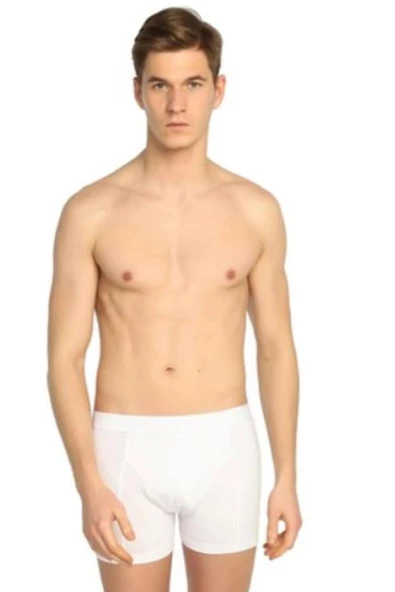 Tutku İç Giyim Pamuklu Likralı Erkek Boxer Paçalı Don 6 Lı Paket - 4