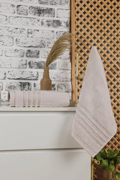 Mira Home Banyo Havlu Seti 2 li Banyo Havlu Takımı Soft Pamuklu Great - 4