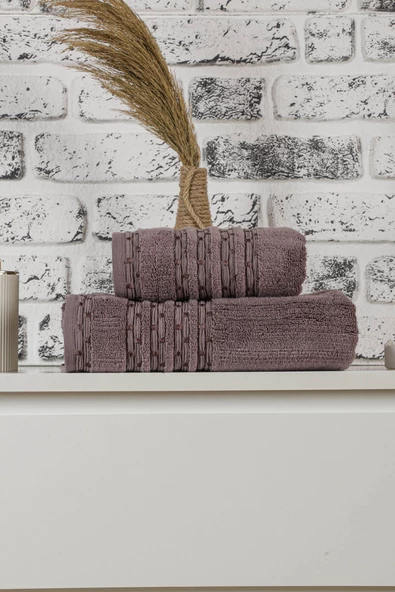 Mira Home Banyo Havlu Seti 2 li Banyo Havlu Takımı Soft Pamuklu Great - 10