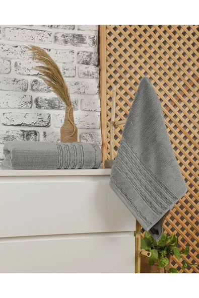 Mira Home Banyo Havlu Seti 2 li Banyo Havlu Takımı Soft Pamuklu Great - 9