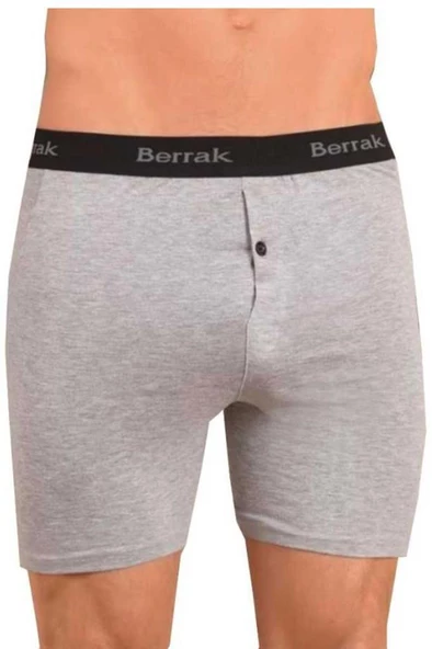 Berrak İç Giyim Erkek Düğmeli Likralı Uzun Paçalı Boxer 5li Paket - 3