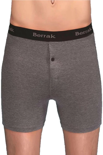 Berrak İç Giyim Erkek Düğmeli Likralı Uzun Paçalı Boxer 5li Paket - 4
