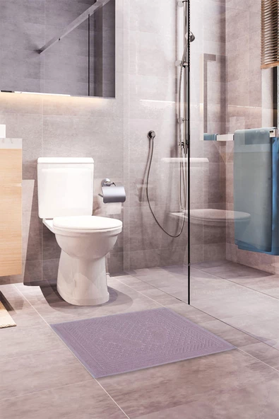 Mira Home Ayak İzli Banyo Havlusu % 100 Pamuk Yumuşak Ayak Havlusu 50x70 Cm - 6