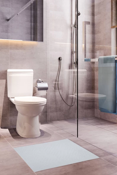 Mira Home Ayak İzli Banyo Havlusu % 100 Pamuk Yumuşak Ayak Havlusu 50x70 Cm - 4