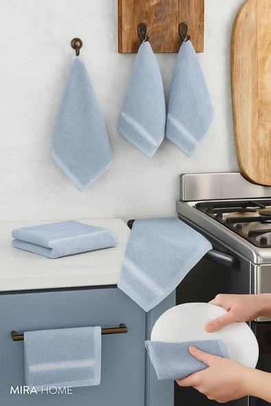 4 lü Mutfak Kurulama Havlusu Bezi 30X30 Cm - 10