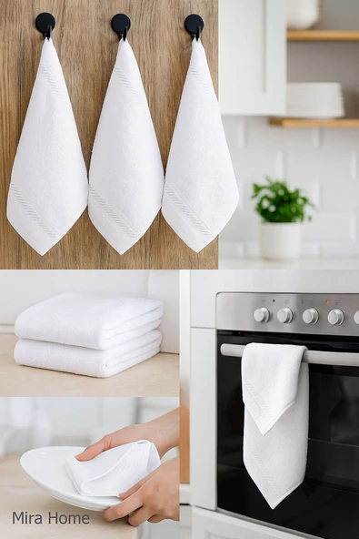 4 lü Mutfak Kurulama Havlusu Bezi 30X30 Cm - 5