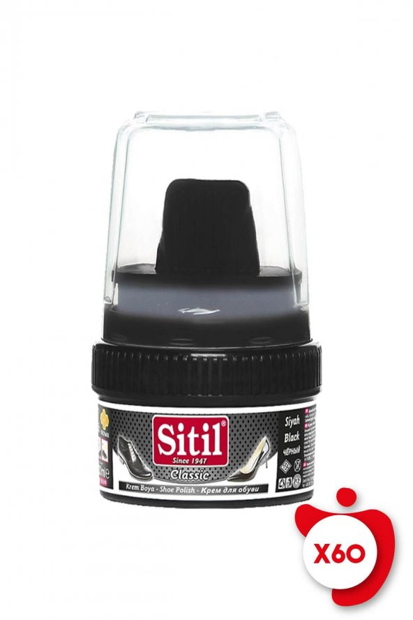 Sitil Classic Krem Boya Siyah 50 ml 60 Adet