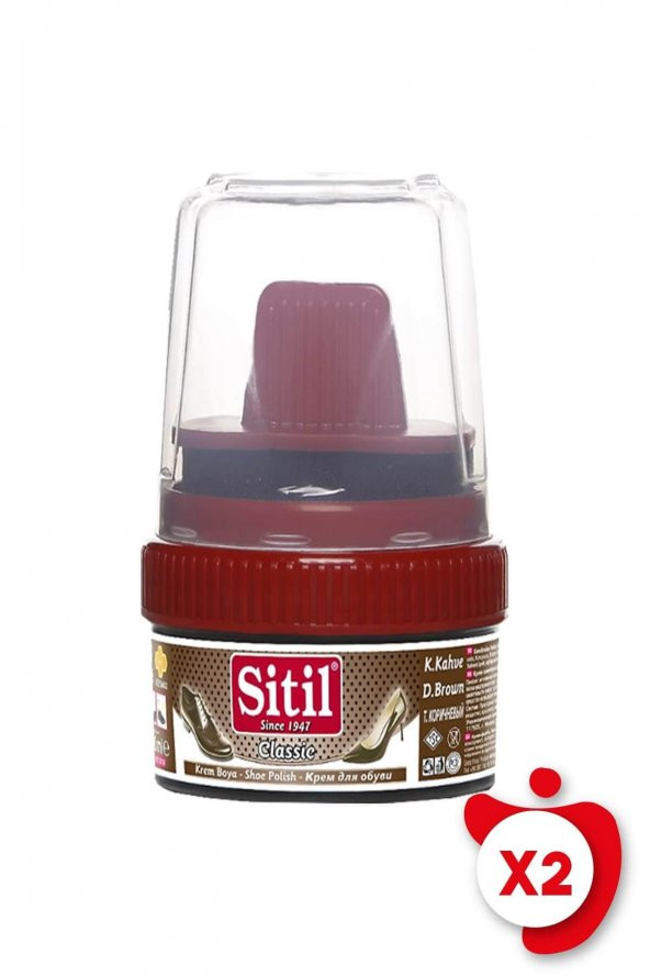 Sitil Classic Krem Boya Koyu Kahverengi 50 ml 2 Adet