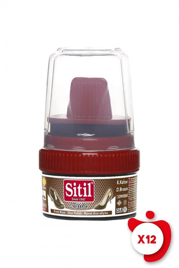 Sitil Classic Krem Boya Koyu Kahverengi 50 ml 12 Adet