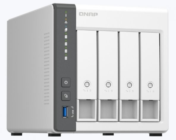 QNAP TS-433-4GB NAS KAYIT CİHAZI (4GB RAM) (4 Disk Yuvalı) (Tower-Masa Tipi) - 2