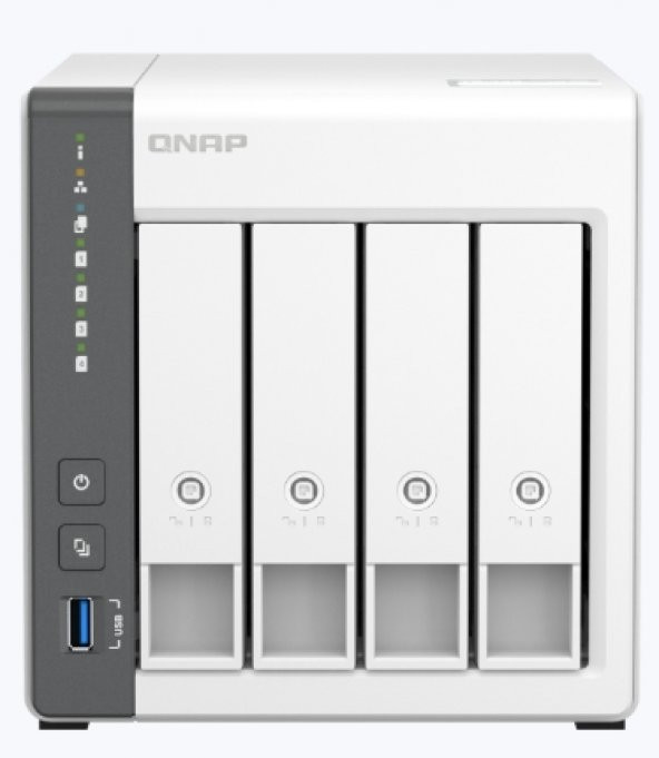 QNAP TS-433-4GB NAS KAYIT CİHAZI (4GB RAM) (4 Disk Yuvalı) (Tower-Masa Tipi) - 3
