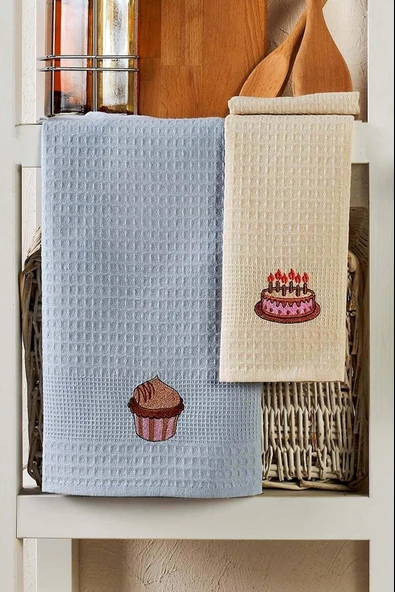 6 Parça Mutfak Kurulama Bezi 30 X 50 Cm Cake - 5