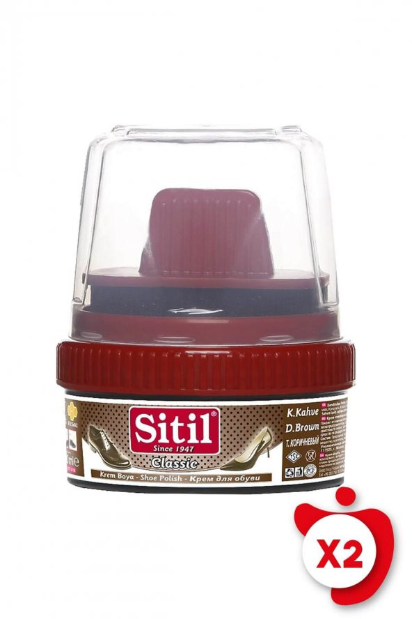 Sitil Classic Krem Boya Koyu Kahverengi 175 ml 2 Adet