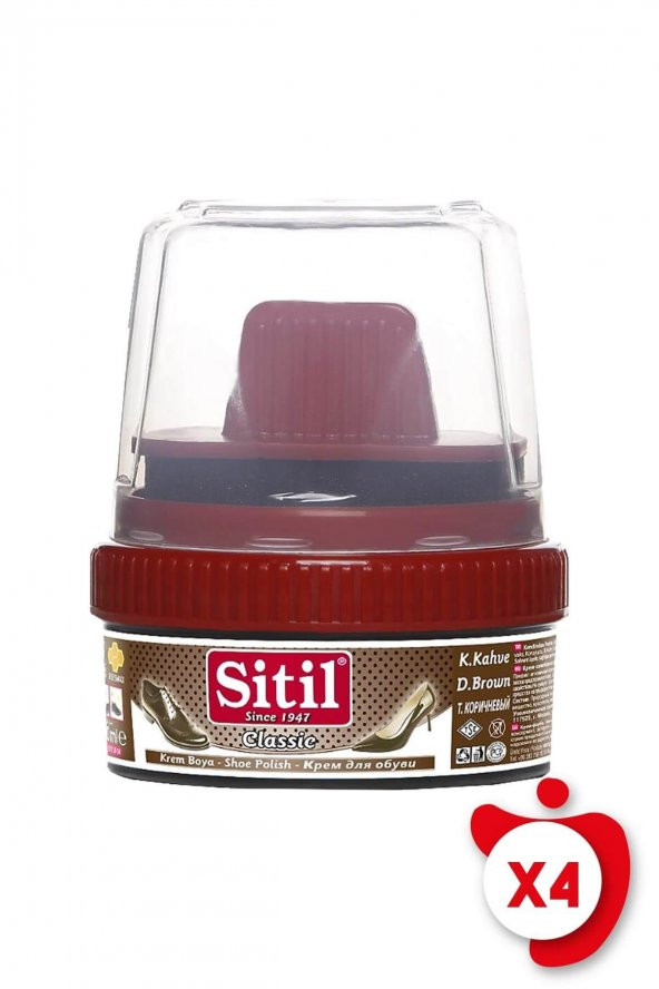 Sitil Classic Krem Boya Koyu Kahverengi 175 ml 4 Adet