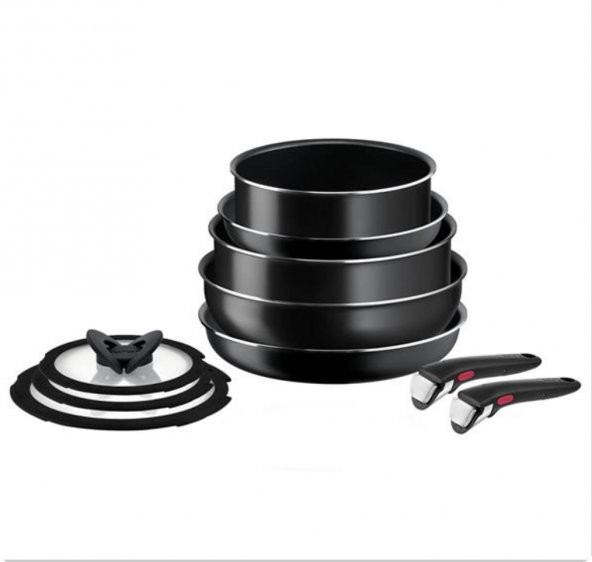 TEFAL Tefal L1549042 Ingenio Easy Cook&Clean 10 Parça Tava ve Tencere Seti