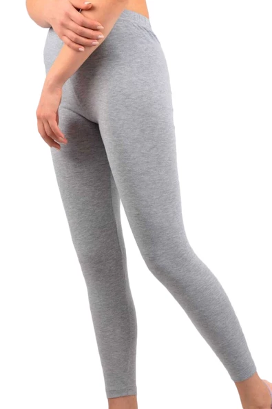 Kota Kadın 4005 Düz Desensiz Yüksek Bel Dizaltı Bayan Kapri Tayt - 12