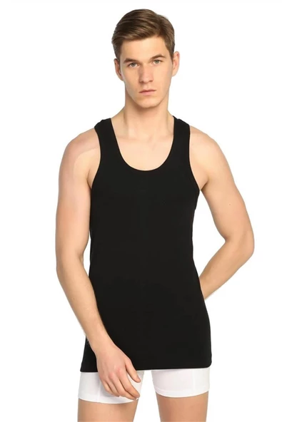 Sedef Yıldızı İç Giyim Pamuklu Erkek Spor Atlet 3lü Paket - 7