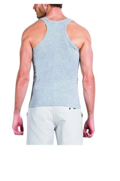 Sedef Yıldızı İç Giyim Pamuklu Erkek Spor Atlet 3lü Paket - 10