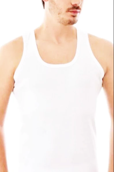 Sedef Yıldızı İç Giyim Pamuklu Erkek Spor Atlet 3lü Paket - 5