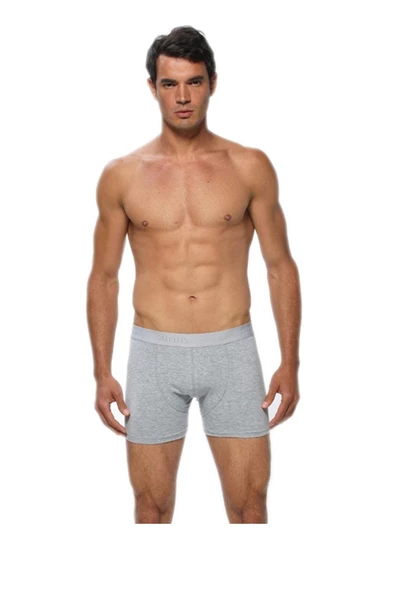 Gümüş İç Giyim Likralı Erkek Boxer Külot 6 Lı Paket - 5