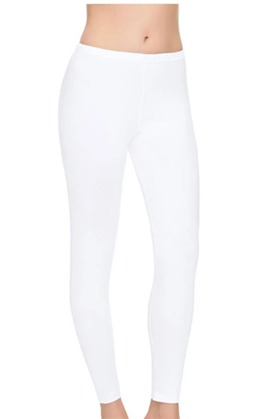 Tutku Elit 2101 Modal Elastan Uzun Düz Bayan Tayt - 2