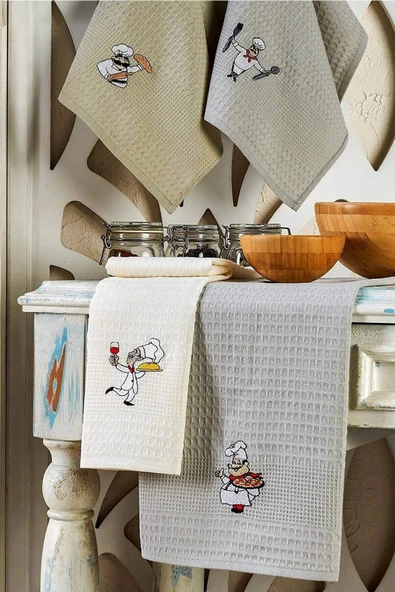 6 Parça Mutfak Kurulama Bezi 30 X 50 Cm Chef - 4