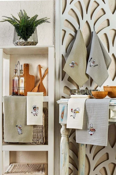 6 Parça Mutfak Kurulama Bezi 30 X 50 Cm Chef - 2