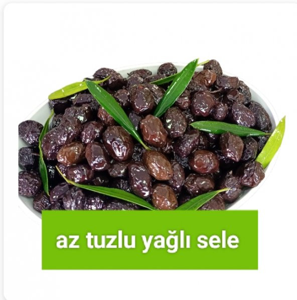 GEMLİK  Az tuzlu yağlı sele siyah 1kg