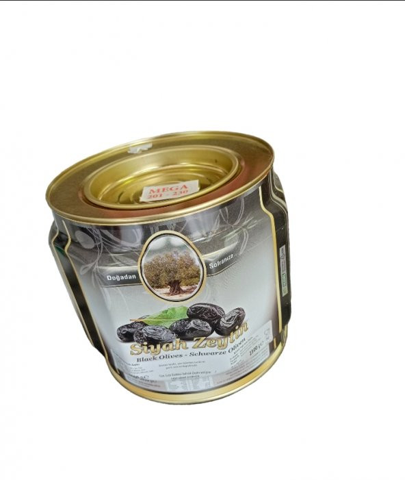 GEMLİK  DUBLE SALAMURA SİYAH ZEYTİN (201-230) 1800gr