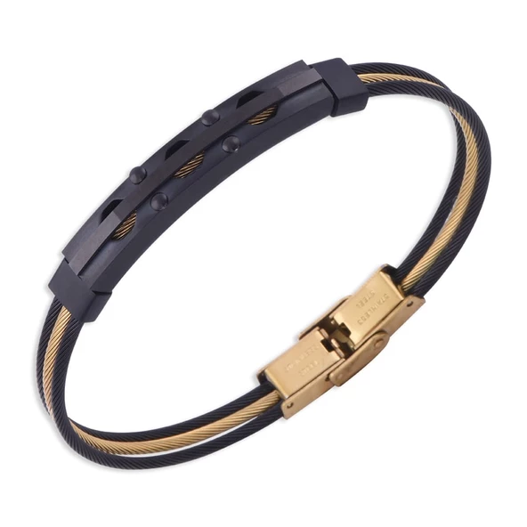 Gold Çelik Erkek Bileklik CB 5003 NS-04050