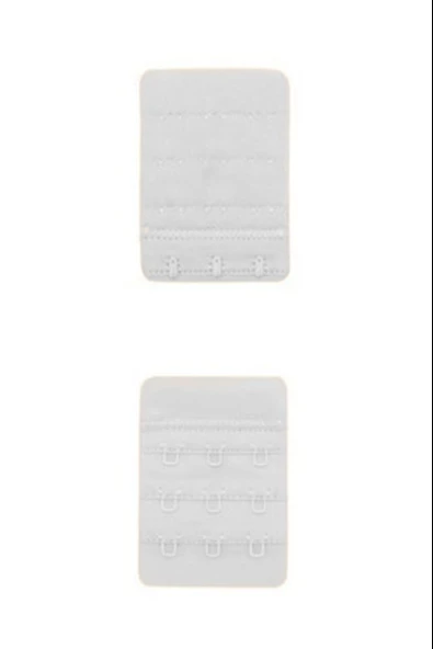 3lü Kadın Sütyen Uzatma Agrafı 3 Kancalı Kopça - 5