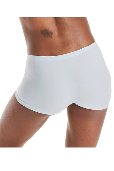 2li Kadın Bambu Boxer Esnek Rahat Likralı Kaliteli İç Çamaşırı - 8