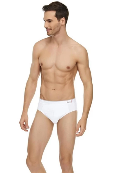 Tutku Elit 3lü Likralı Kemerli Erkek Slip Külot Pamuklu Külot - 3