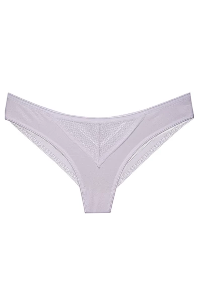 Kadın Önü Sim Baskılı Brazilian Külot Arkası Dantelli İz Yapmaz - 10